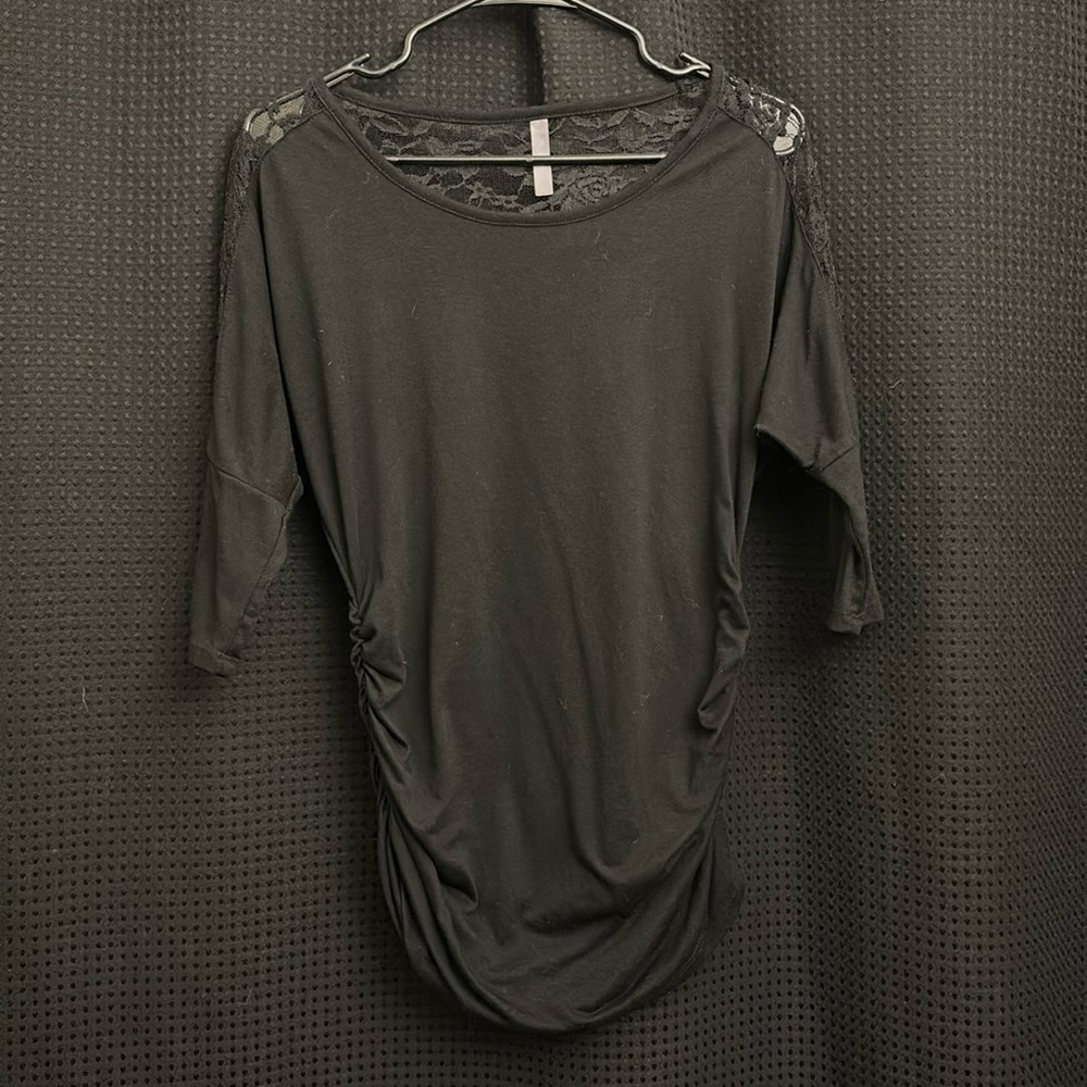 S shirt, with lace back